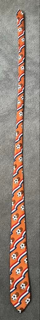 Oranje stropdas met voetbalpatroon, Kleding | Heren, Stropdassen, Ophalen, Zo goed als nieuw, Oranje, Met patroon