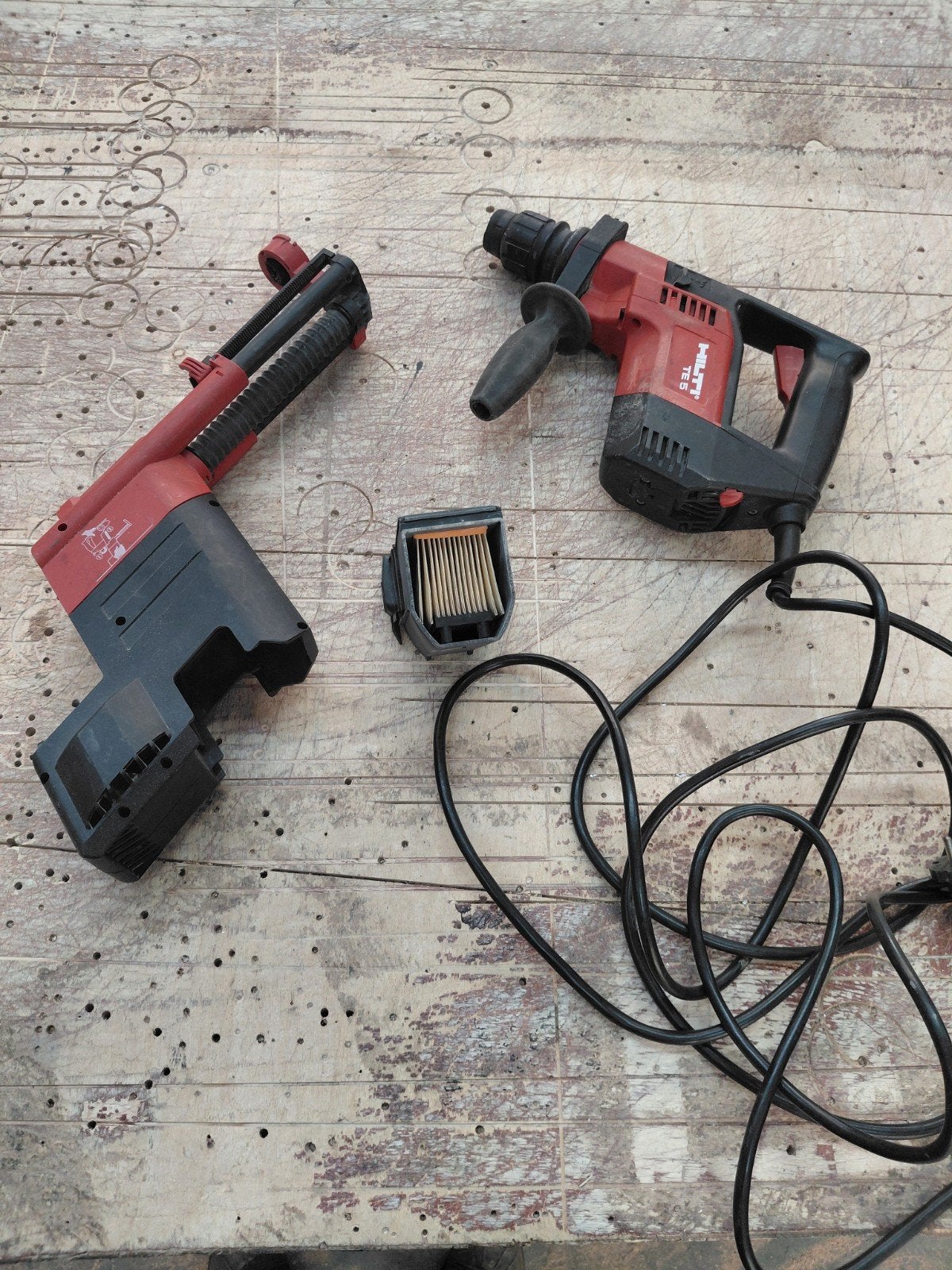 Hilti TE5, Doe-het-zelf en Verbouw, Gereedschap | Boormachines, Ophalen of Verzenden, Zo goed als nieuw
