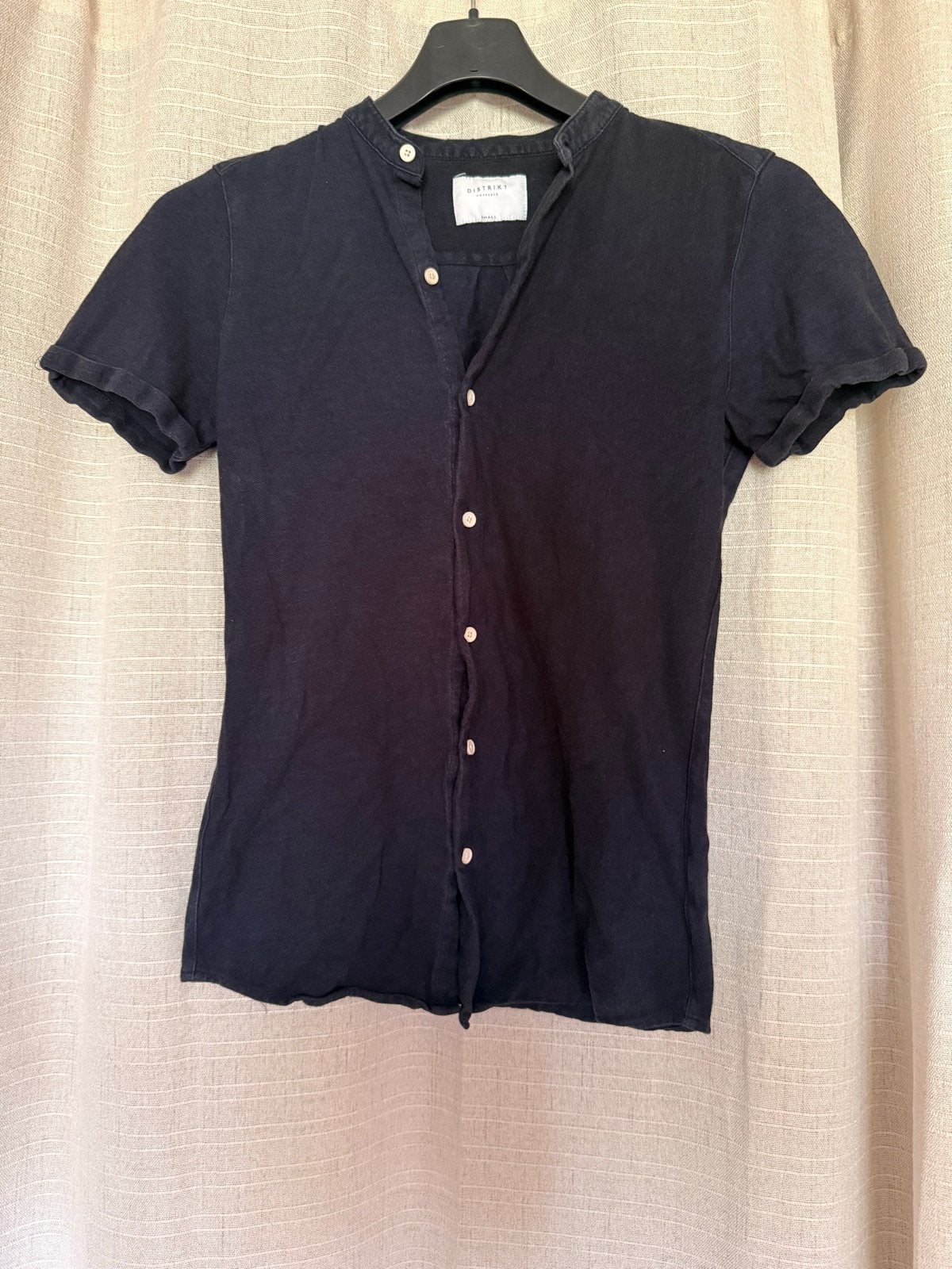 Distrikt Nørrebro T-shirt - Maat Small, Ophalen of Verzenden, Gedragen, Maat 46 (S) of kleiner, Blauw