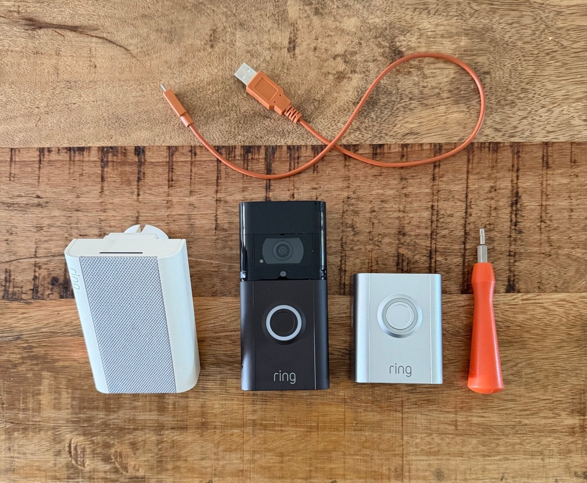 Ring deurbel 3 plus met Chime 2 Pro, Ophalen of Verzenden, Bewegingsdetectiesensor, Draadloos