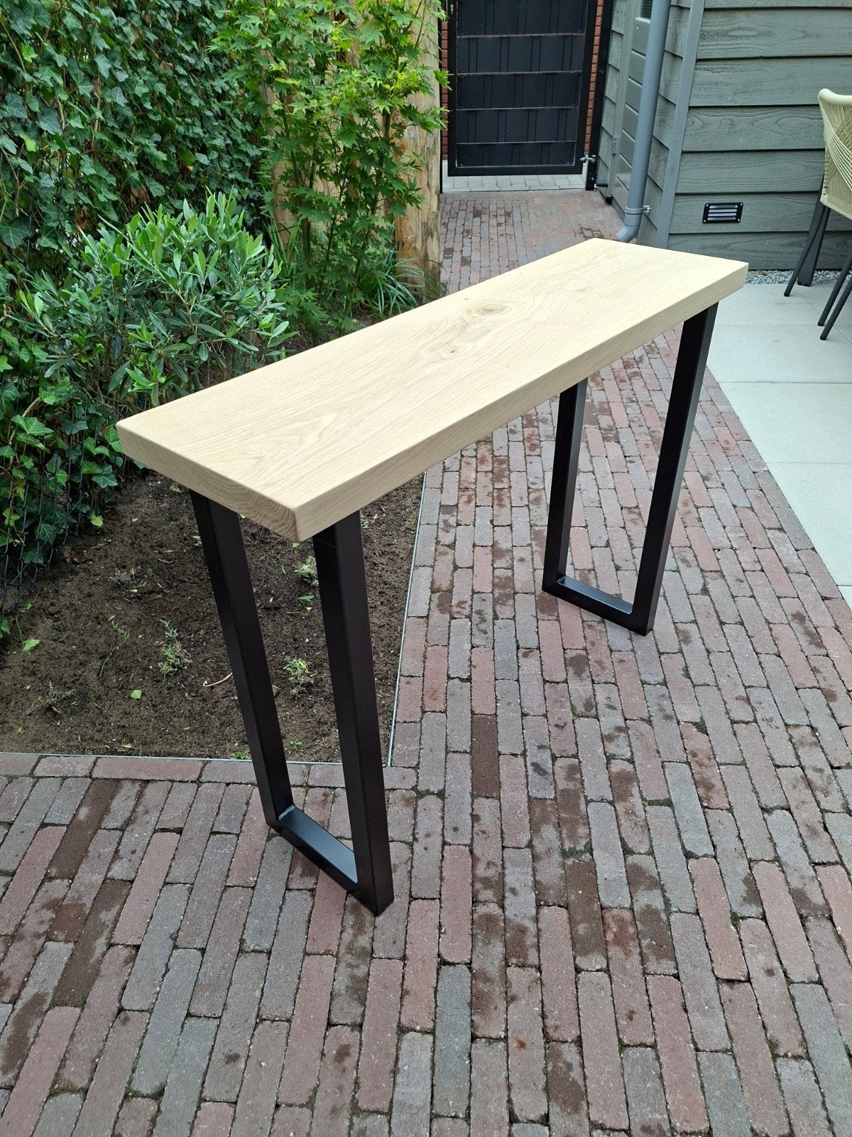 Foto 14 van te koop nieuwe industriele massief eikenhouten sidetable