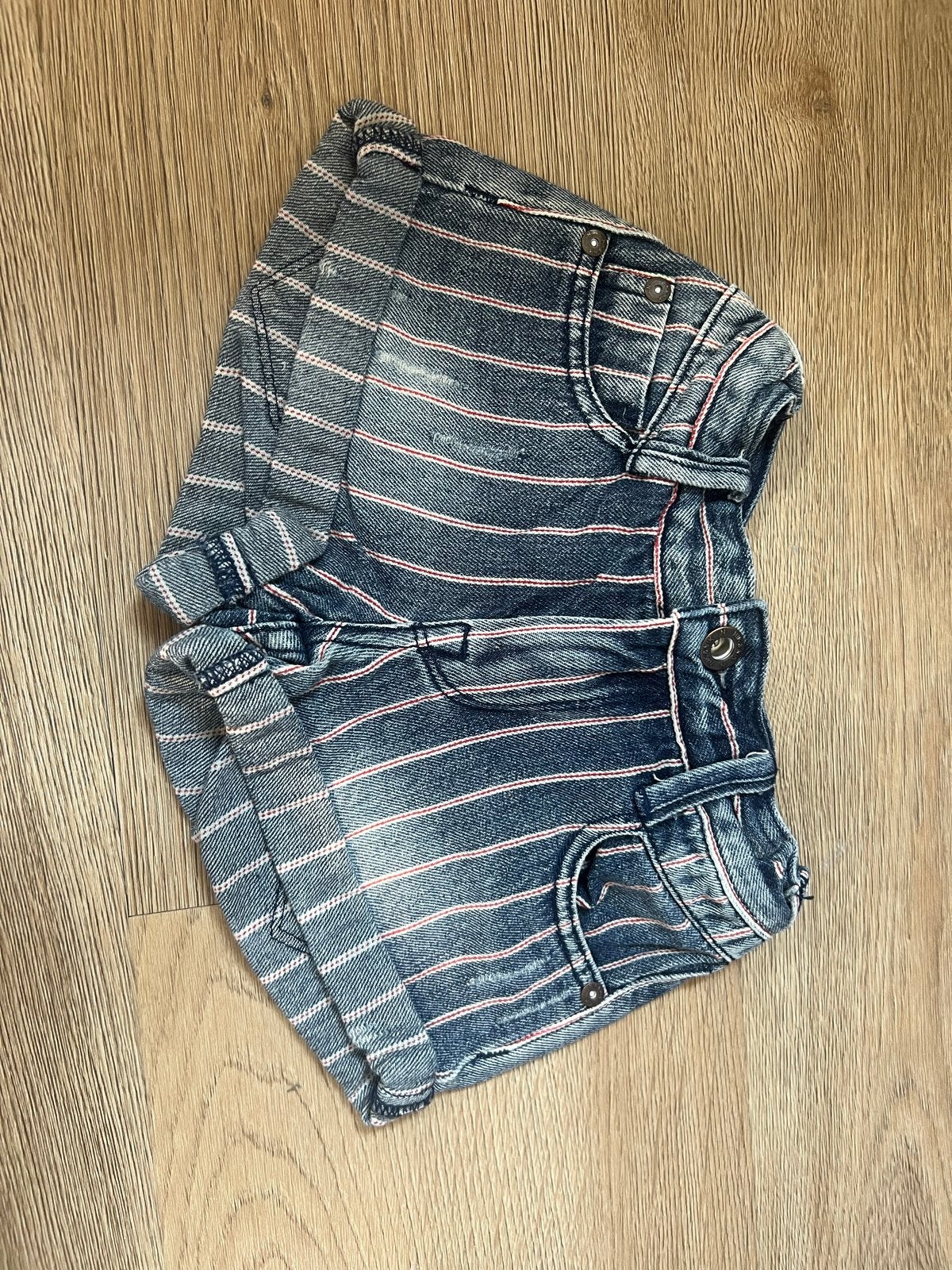 Nikkie spijkerbroekje maat 128, Ophalen of Verzenden, Zo goed als nieuw, Meisje, Broek