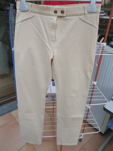Broek beige Pamela Henson mt 40, Maat 38/40 (M), Beige, Nieuw, Ophalen of Verzenden