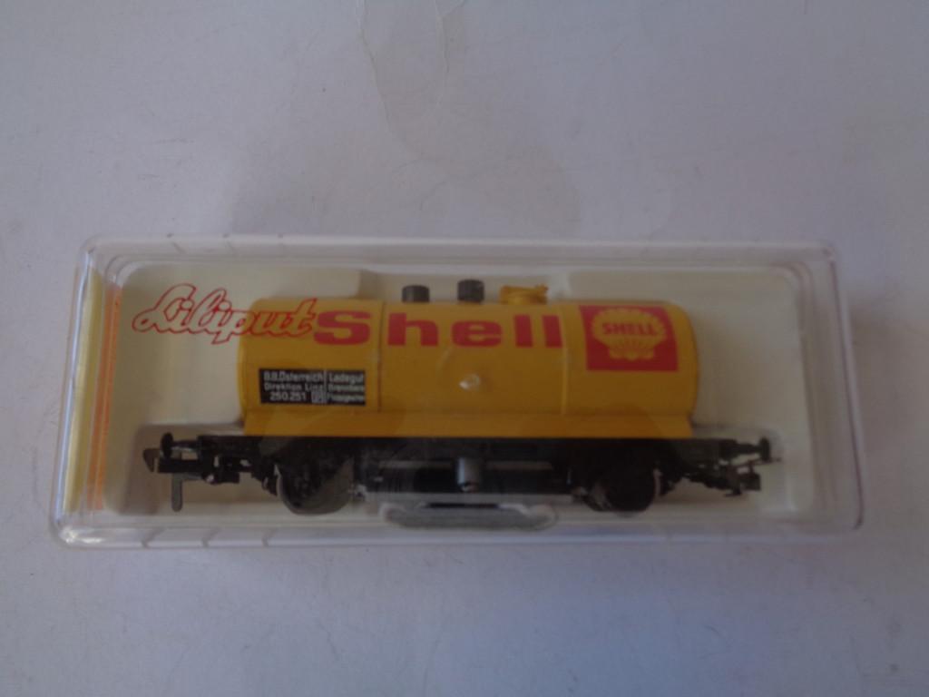 Liliput 252-01 Shell Treinwagon in Doos. Oostenrijk, jr''60s, Gelijkstroom, Wagon, Ophalen of Verzenden, Zo goed als nieuw
