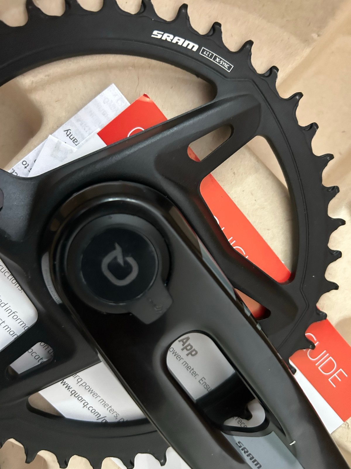 Sram Rival XPLr Dub wide Crankstel 42 T met Powermeter 170mm, Crankstel of Pedalen, Ophalen of Verzenden, Zo goed als nieuw, Aluminium
