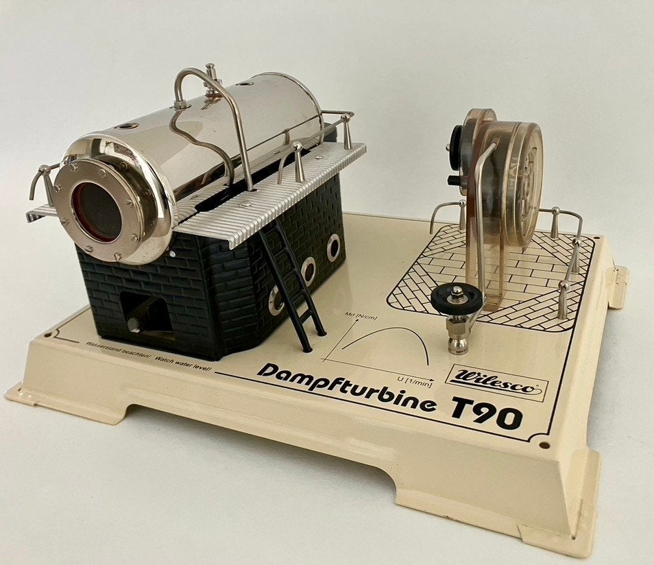 Wilesco T 90 stoomturbine live steam NIEUW, zeldzaam model!, Ophalen of Verzenden, Nieuw, Groter dan 1:32