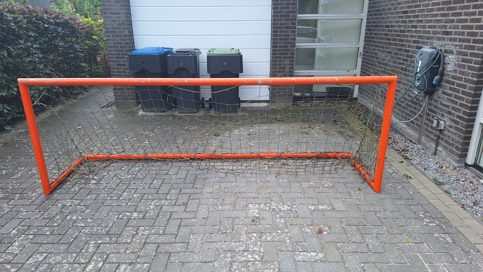 Oranje voetbaldoel met net, Ophalen, Gebruikt, Overige typen