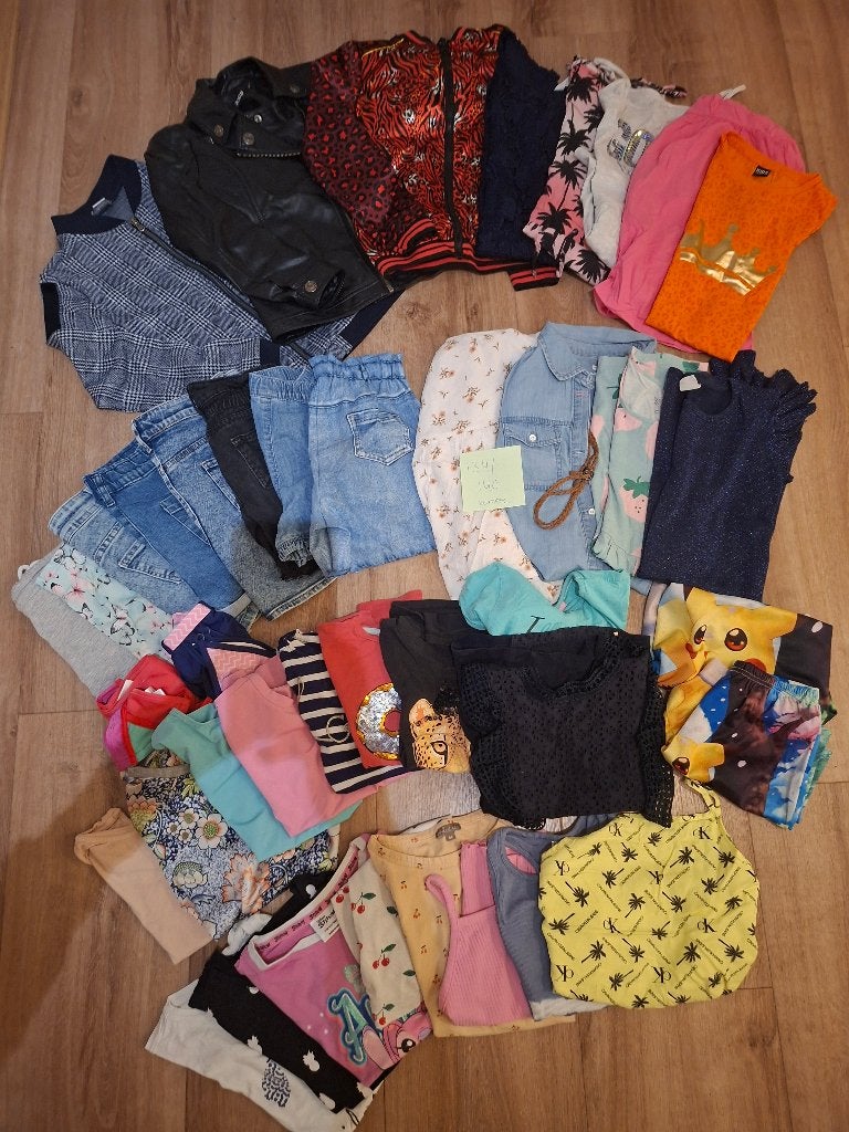 Pakket meisjeskleding 134 / 140 zomer, Ophalen, Zo goed als nieuw, Meisje