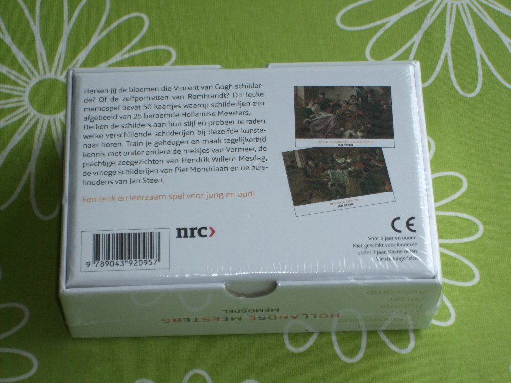 Nieuw in seal: Hollandse meesters - memospel, Een of twee spelers, Ophalen of Verzenden, Nieuw