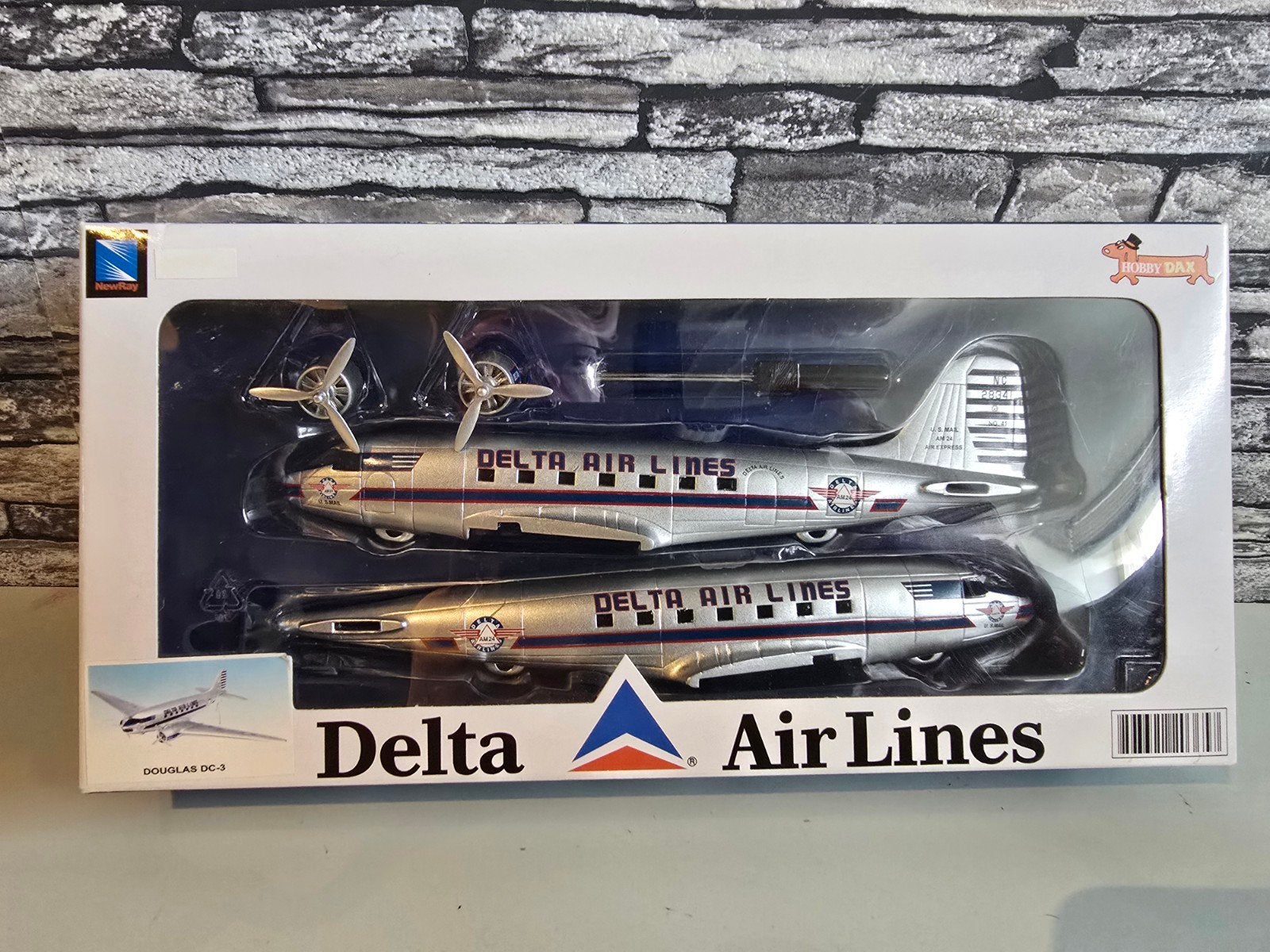 Vliegtuig Douglas DC3 HO spoor 1:87 treinen, Overige merken, Gelijkstroom of Wisselstroom, Overige typen, Nieuw