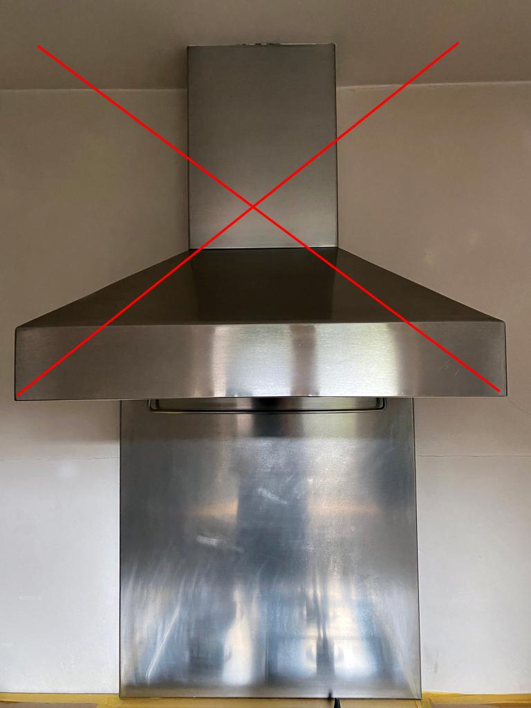 Keuken achterwand van geborsteld RVS, 65 x 64,3 x 1,7 cm, Huis en Inrichting, Overige kleuren, Zo goed als nieuw, Minder dan 25 cm