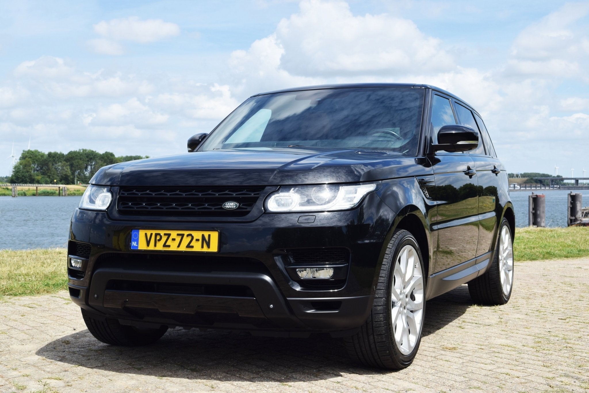 Land Rover Range Rover Sport GRIJS KENTEKEN (bj 2014), Euro 5, 2993 cc, Zwart, Leder