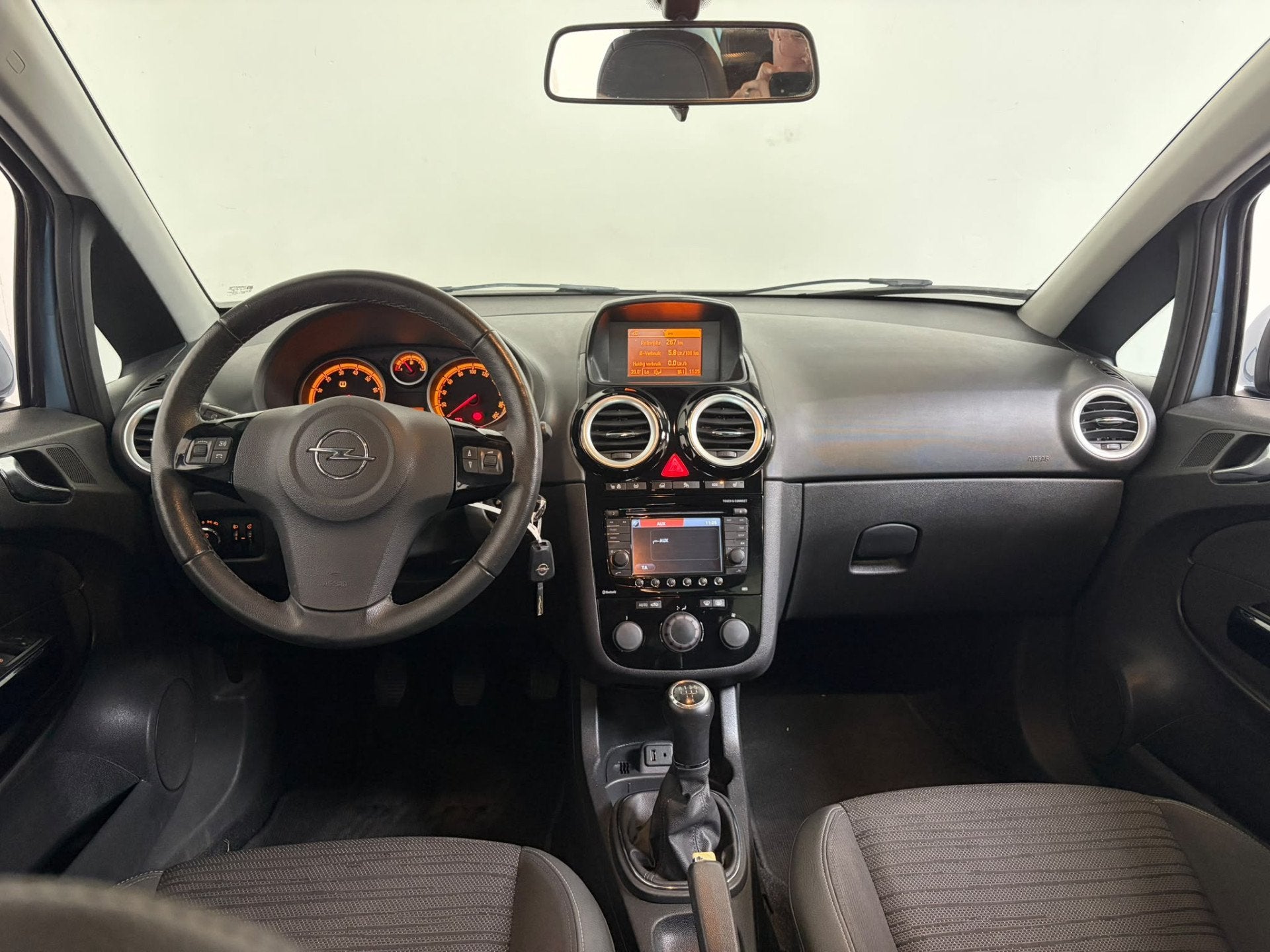 Opel Corsa 1.4-16V BlitZ. Stoel/Suurverw! (bj 2014), Auto's, Opel, Voorwielaandrijving, Gebruikt, 4 cilinders, Blauw