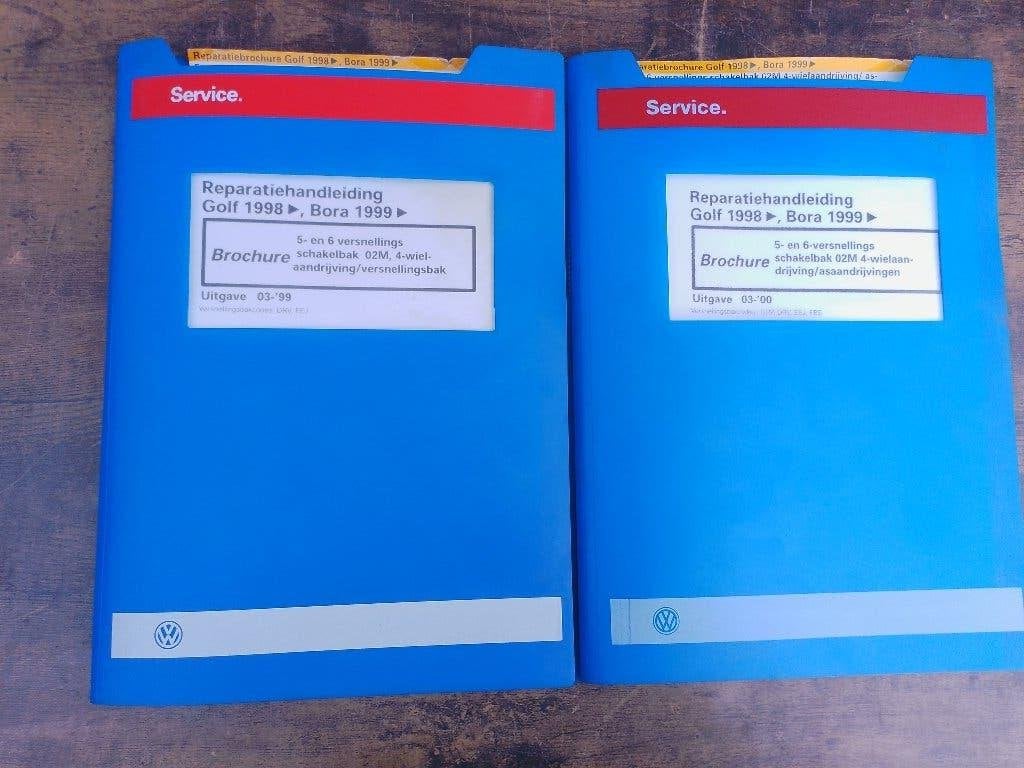 Vw Golf 4 dealer werkplaatsboek 4-Motion versnellingsbak 02M, Verzenden, Zo goed als nieuw, Overige merken