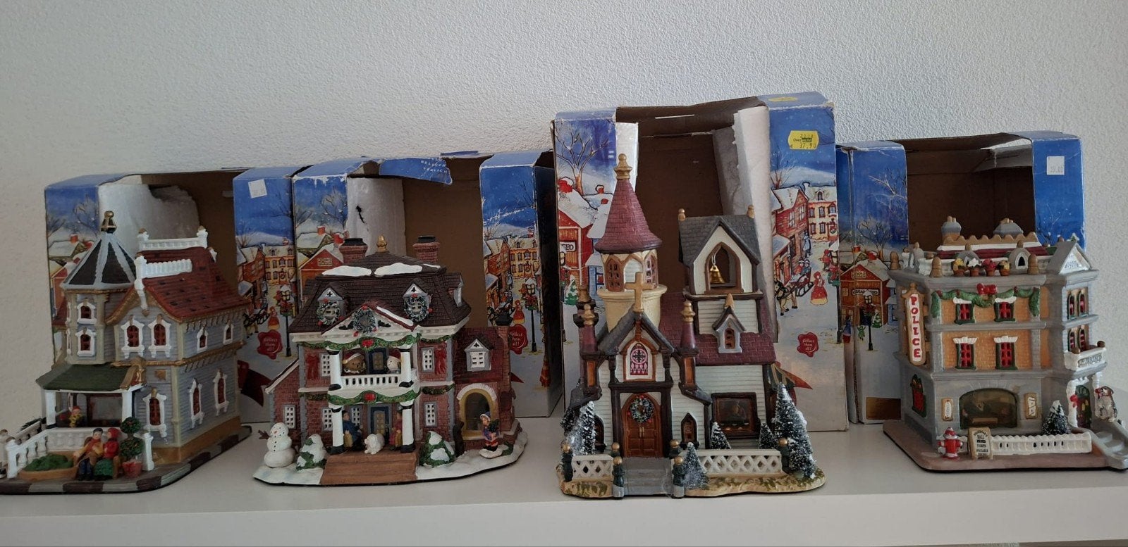 Dickensville kersthuisjes, Diversen, Ophalen, Gebruikt