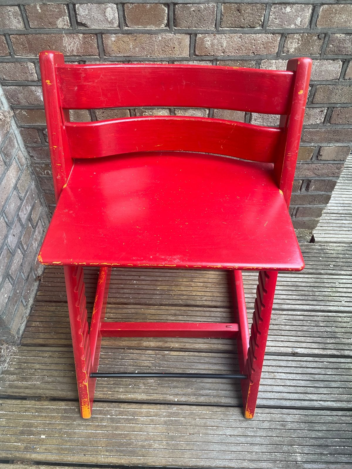 Stokke Tripp Trapp kinderstoel - Rood, Ophalen, Gebruikt, Meegroeistoel