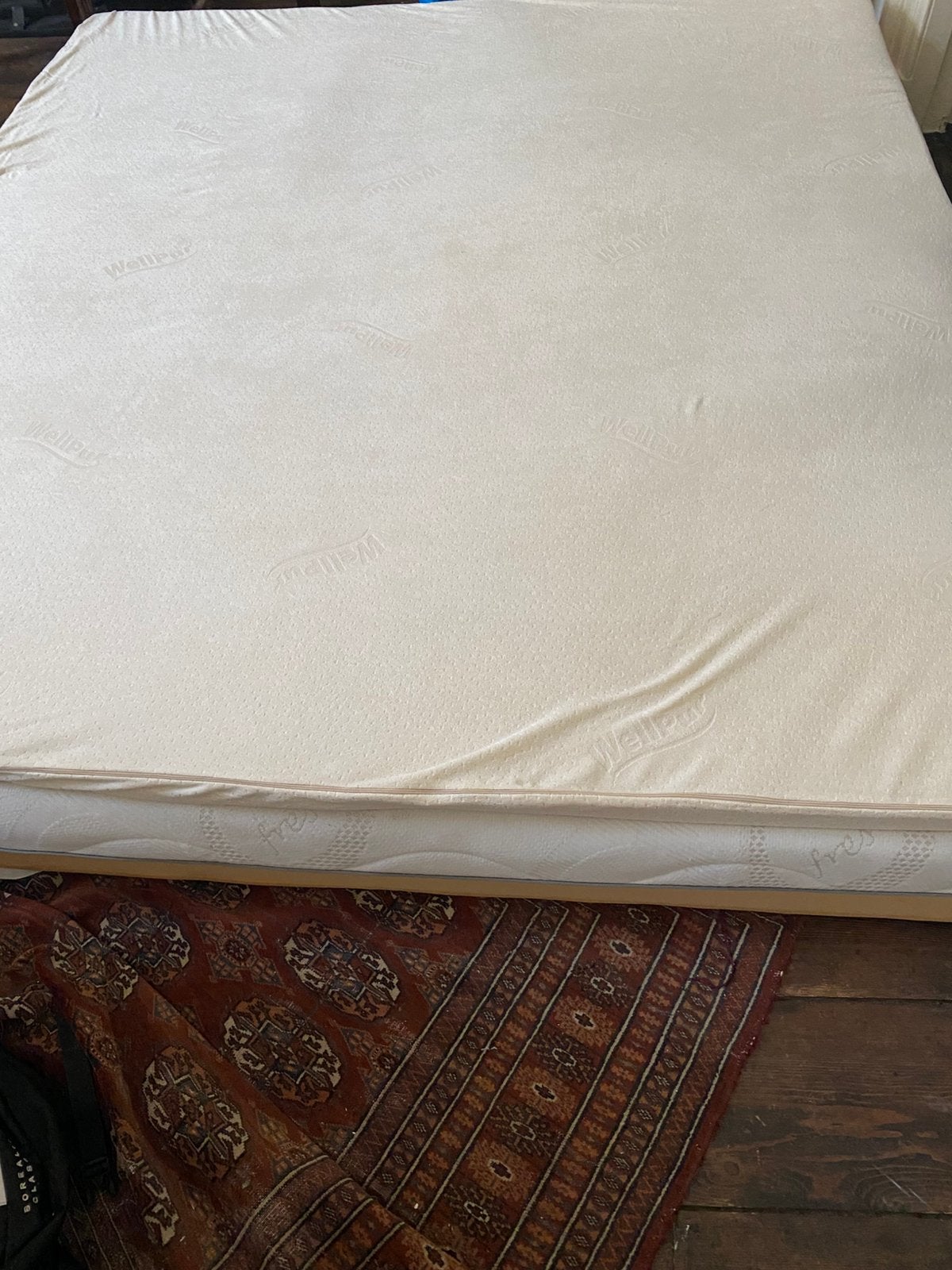 Matras en topper Wellpur 180 X 200 cm, Ophalen, Gebruikt, Tweepersoons, Matras