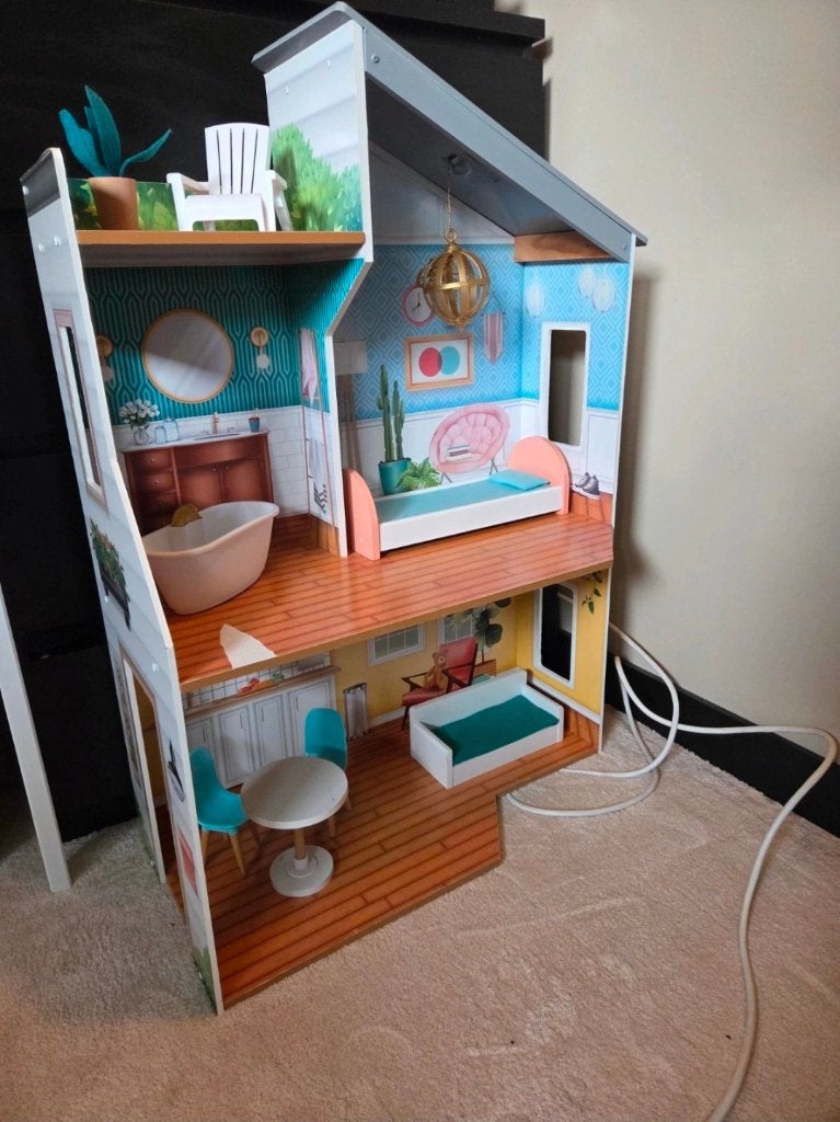 Kidkraft poppenhuis, Ophalen of Verzenden, Zo goed als nieuw, Poppenhuis