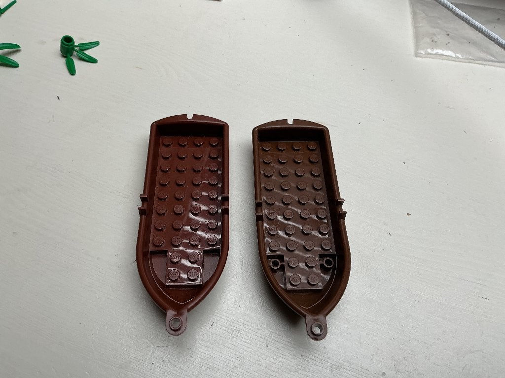 Lego 2551. Boot  bruin en roodbruin, Ophalen of Verzenden, Zo goed als nieuw, Losse stenen, Lego