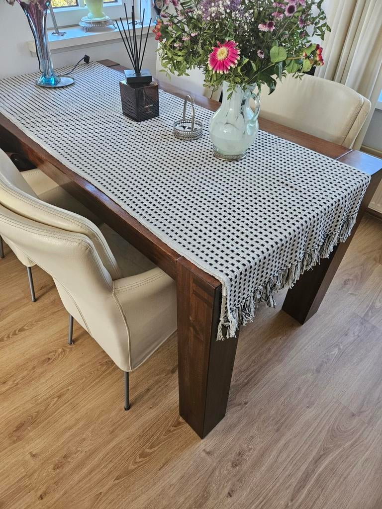 Houten eetkamertafel, Ophalen, Gebruikt, 4 tot 6 stoelen