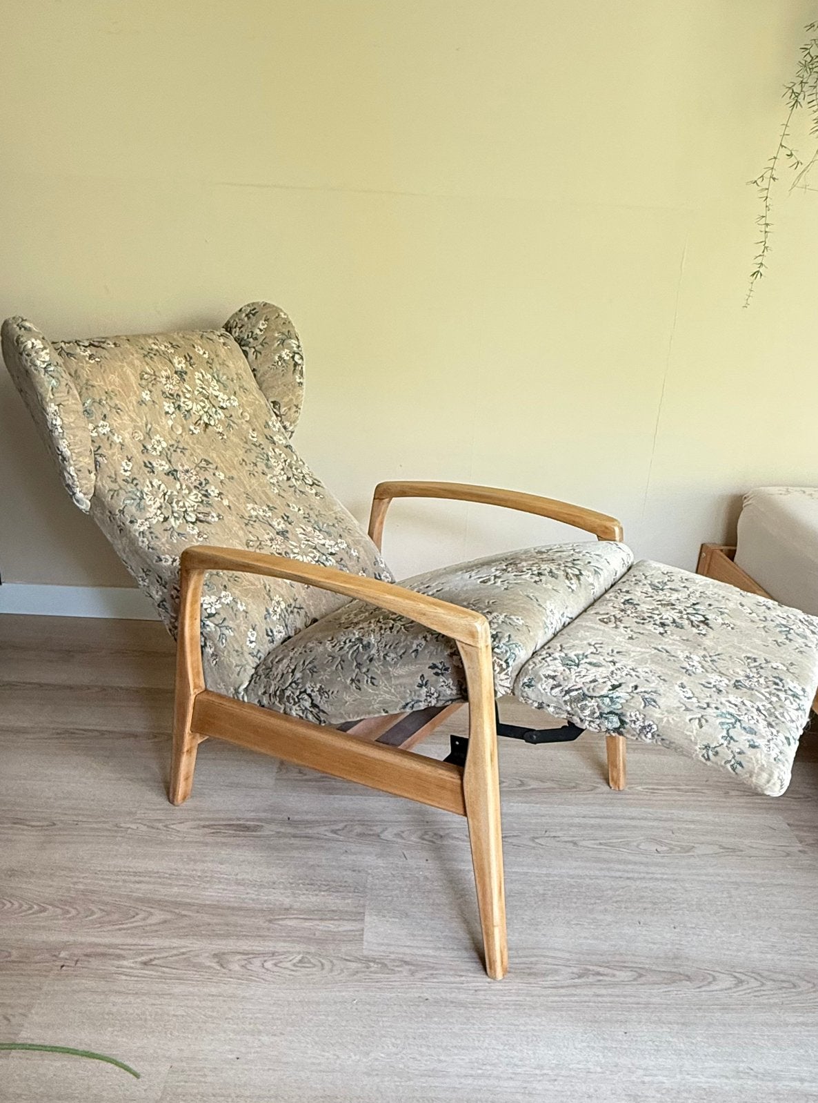Comfortabele vintage luie fauteuil, Ophalen