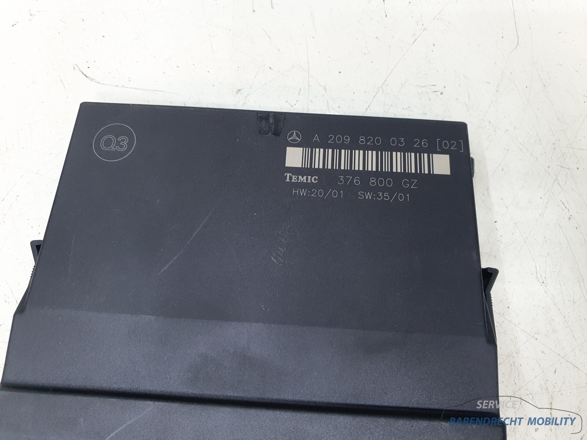 Mercedes W209 C209 CLK TEMIC control unit module A2098200326, Gebruikt, Mercedes-Benz AG, Mercedes-Benz, Ophalen of Verzenden