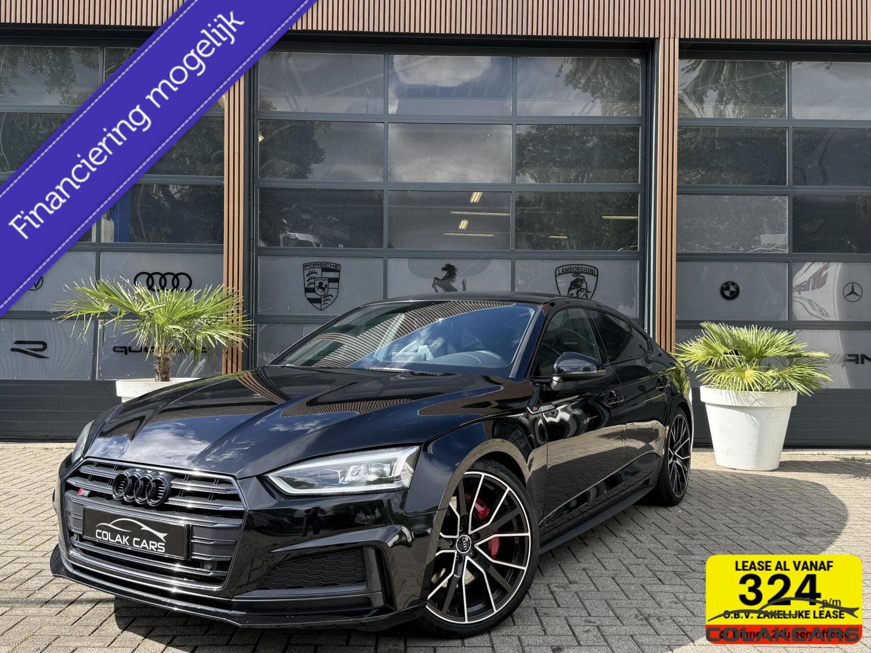 Audi S5 3.0 TFSI quattro Pro Line Plus|B&O|Massage|Garantie!, Auto's, Gebruikt, Euro 6, 2995 cc, Zwart