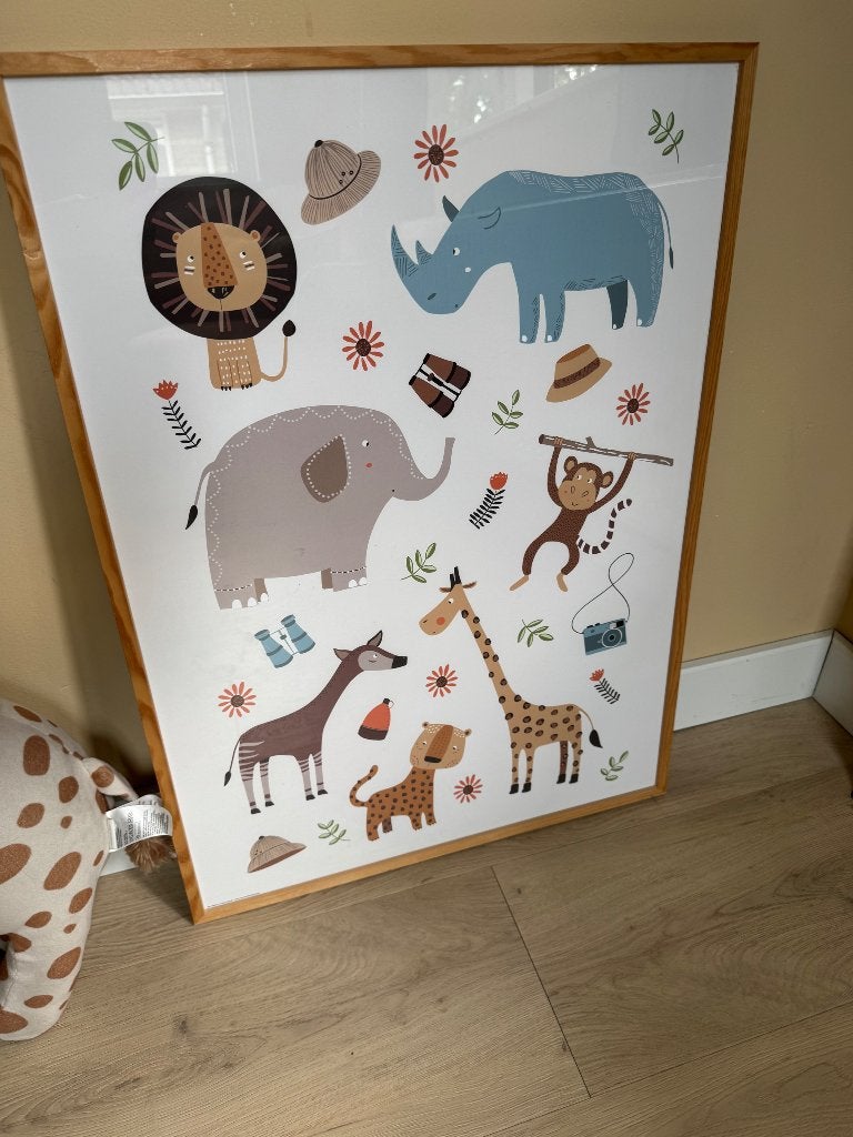 Kinderkamer schilderij, Kinderen en Baby's, Kinderkamer | Inrichting en Decoratie, Ophalen, Zo goed als nieuw, Wanddecoratie