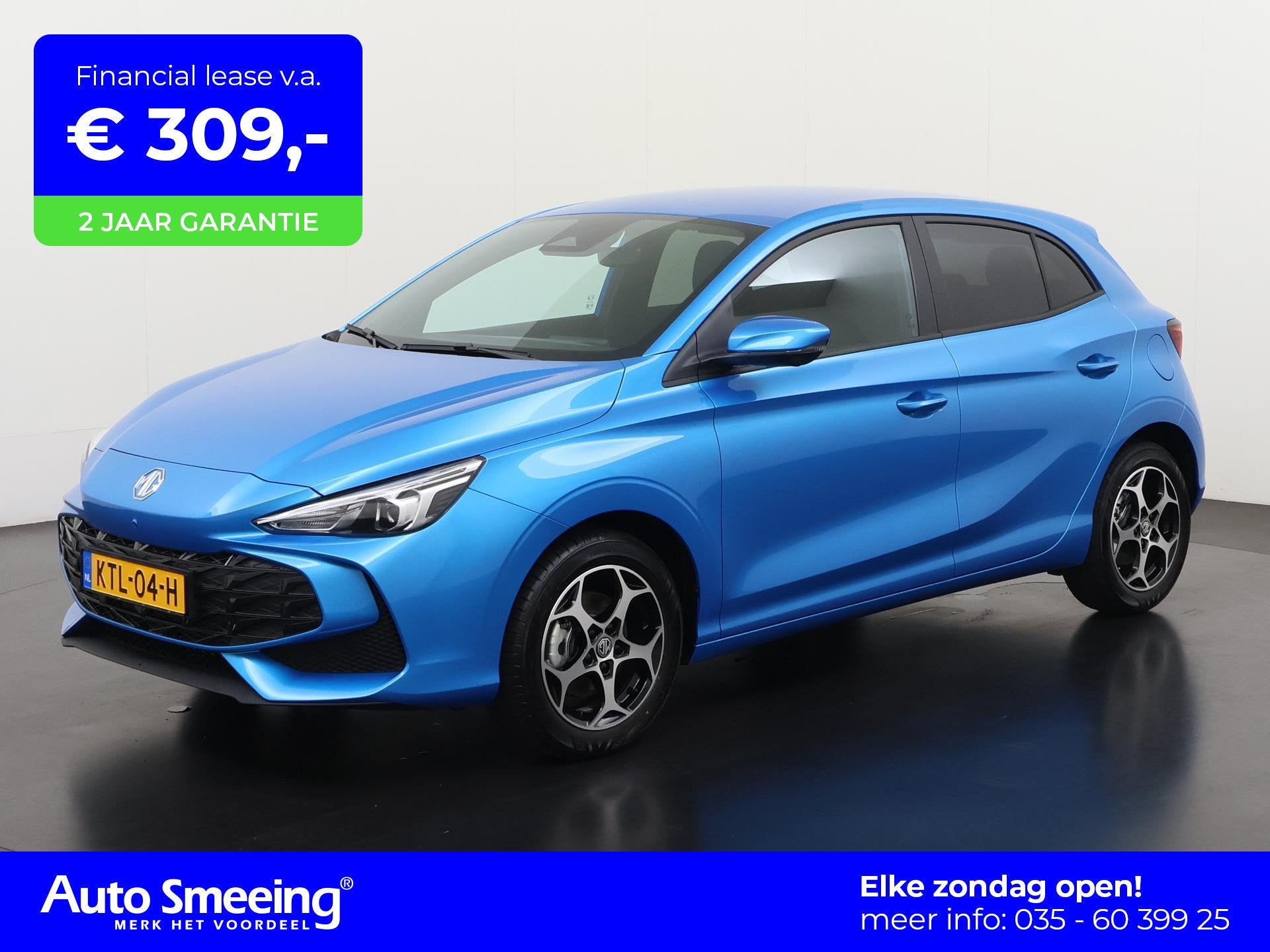 MG MG3 Hybrid+ 1.5 Hybrid+ Luxury | 360° Camera | Stuur & S, Auto's, 12 maanden, 4 cilinders, Bedrijf, Hybride Elektrisch/Benzine