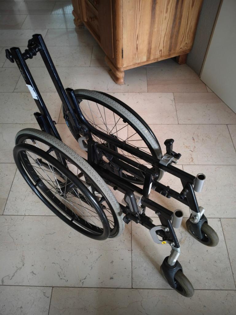 Inklapbare Duw Rolstoel te koop., Ophalen, Inklapbaar, Duwrolstoel