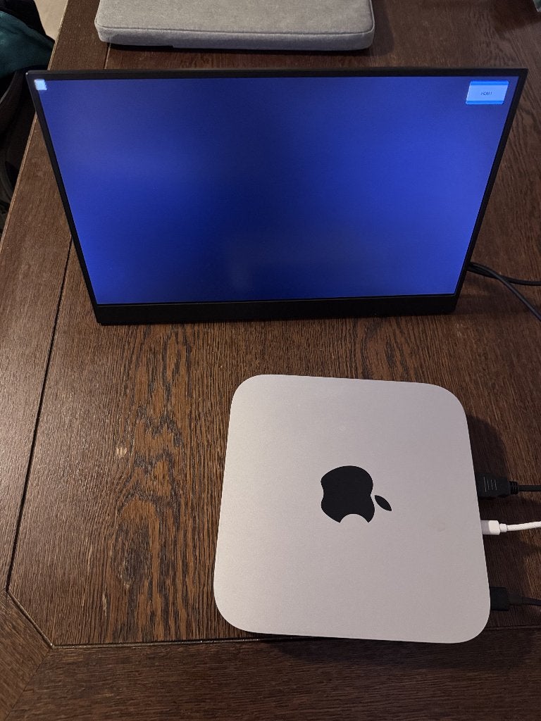 Apple Mac Mini M2 + Portable Monitor, Computers en Software, SSD, Ophalen of Verzenden, Zo goed als nieuw, Mac Mini