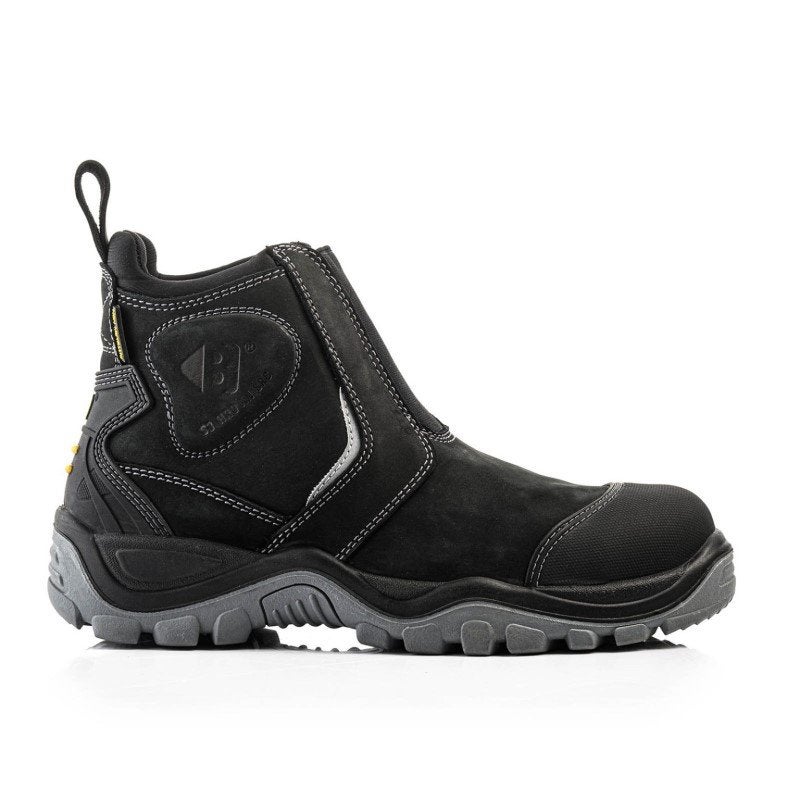 BuckBootz BSH014BK S3 Waterdichte Instap Werkschoenen Zwart, Werkschoenendeal, Marktplaats@werkschoenendeal.nl, Zwart, Buckbootz