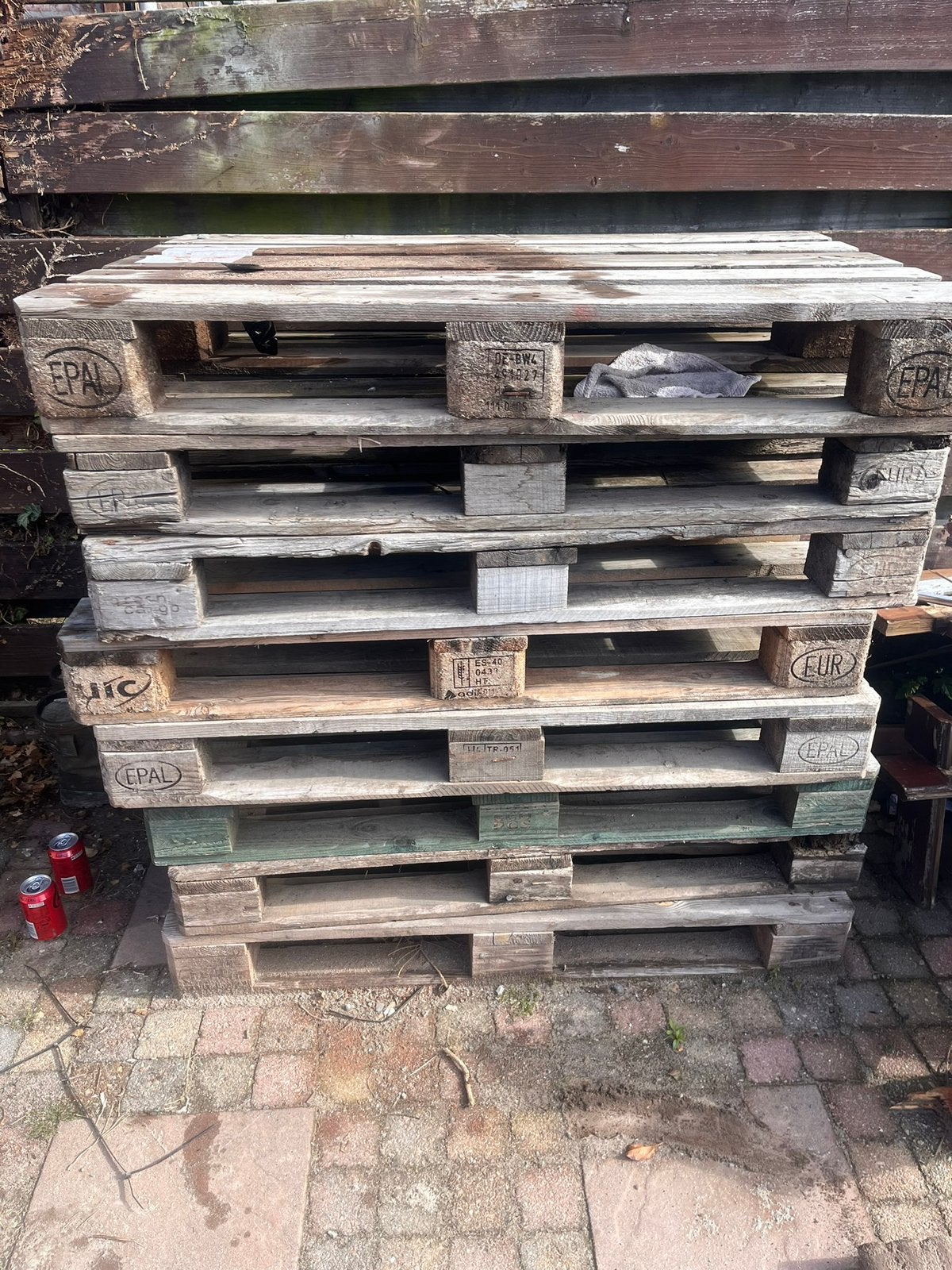 Pallets, Doe-het-zelf en Verbouw, Hout en Planken, Ophalen, 25 tot 50 mm, Zo goed als nieuw, Pallet