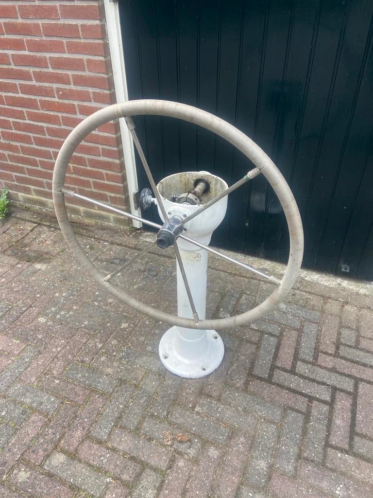Stuurwiel voor Solimar stuurstand - 64 cm diameter, Watersport en Boten, Ophalen of Verzenden, Gebruikt, Overige typen