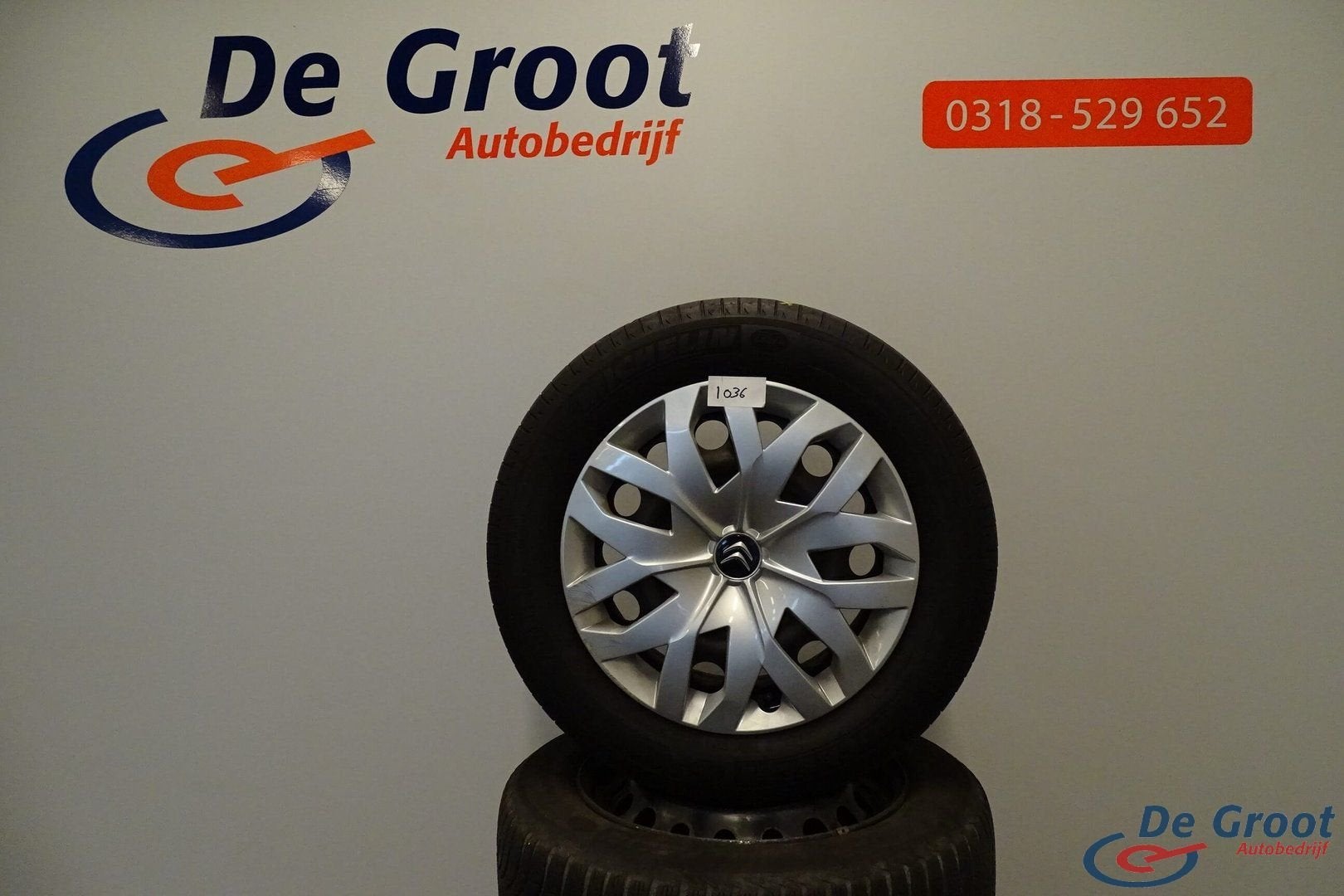 Zomerbanden / zomerwielen 205/60/16 Citroën C4, Ophalen, Gebruikt, -, Banden en Velgen