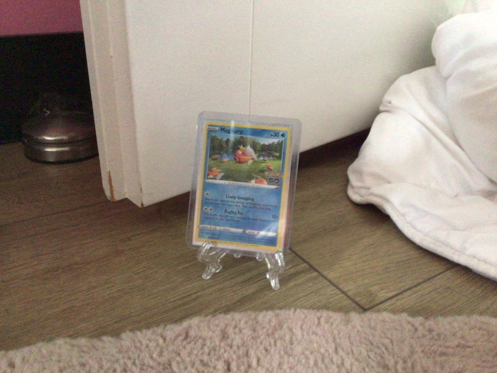 Pokémon Kaart: Magikarp (Pokémon GO set), Ophalen, Zo goed als nieuw, Losse kaart