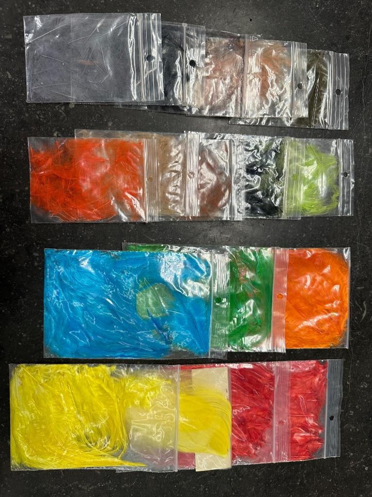 35 x veren assortiment B - voor het vliegvissen, Watersport en Boten, Hengelsport | Vliegvissen, Overige typen, Nieuw, Ophalen of Verzenden