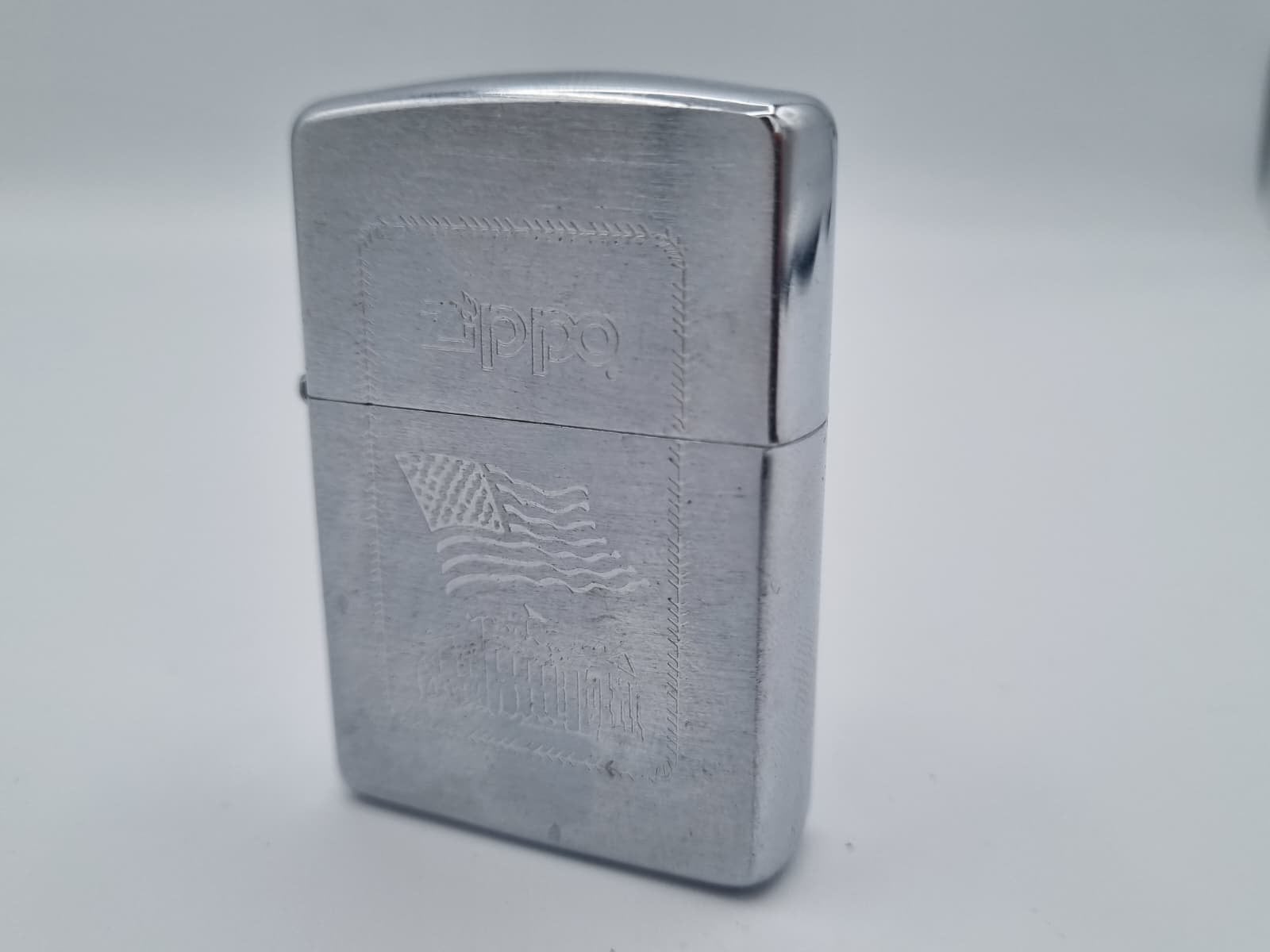 Zippo American Flag 1994 Aansteker, Verzenden, Gebruikt, Aansteker