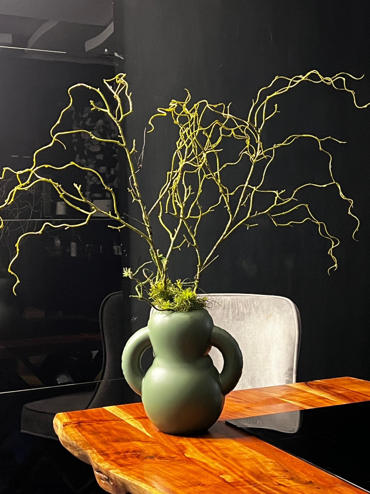 Vaasje met takken, Overige materialen, Nieuw, Ophalen of Verzenden, 75 cm of meer