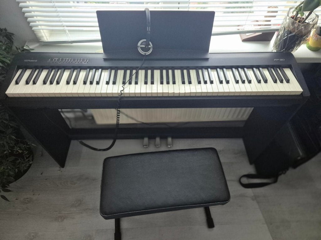 Roland piano FP-30, Ophalen, Roland, Aanslaggevoelig, 61 toetsen