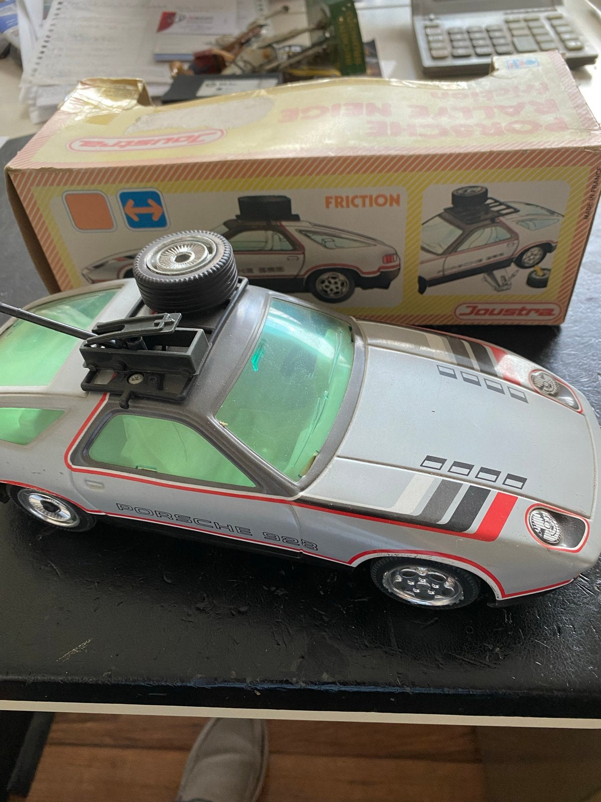 Vintage Joustra Porsche 928 Speelgoedauto met Frictie, Ophalen of Verzenden, Nieuw