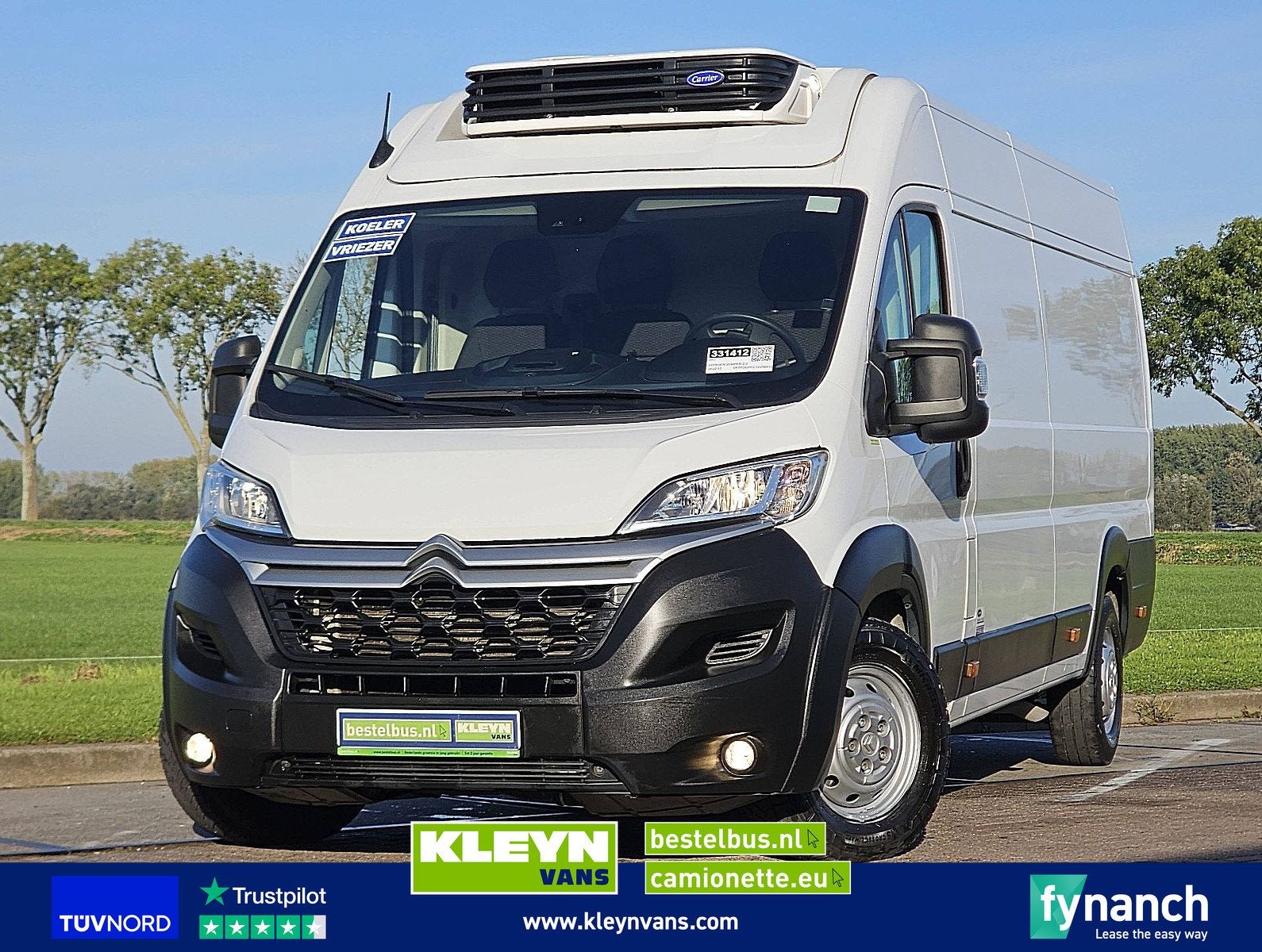 CITROEN JUMPER 2.2 L4H2 Carrier FRIGO Koelwagen 1e Eigenaar, Gebruikt, Euro 6, Citroën, Wit