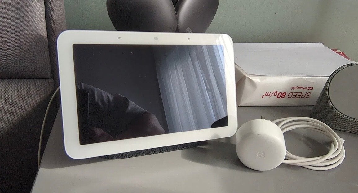 Google Nest Hub 2 - Smart Display met Google Assistent, Audio, Tv en Foto, Ophalen of Verzenden, Gebruikt