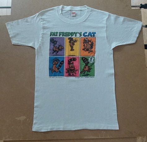 Uniek T -shirt van Fat Freddy's Cat by Gilbert Shelton, Amerika, Ophalen of Verzenden, Meerdere comics, Gilbert Shelton