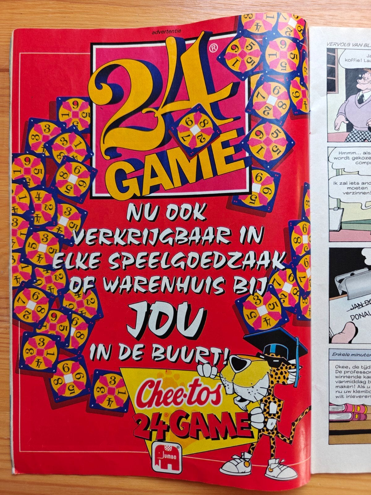Flippo reclame in Donald Duck - 24 Game, Ophalen of Verzenden, Cheetos 24 Game, Overige typen