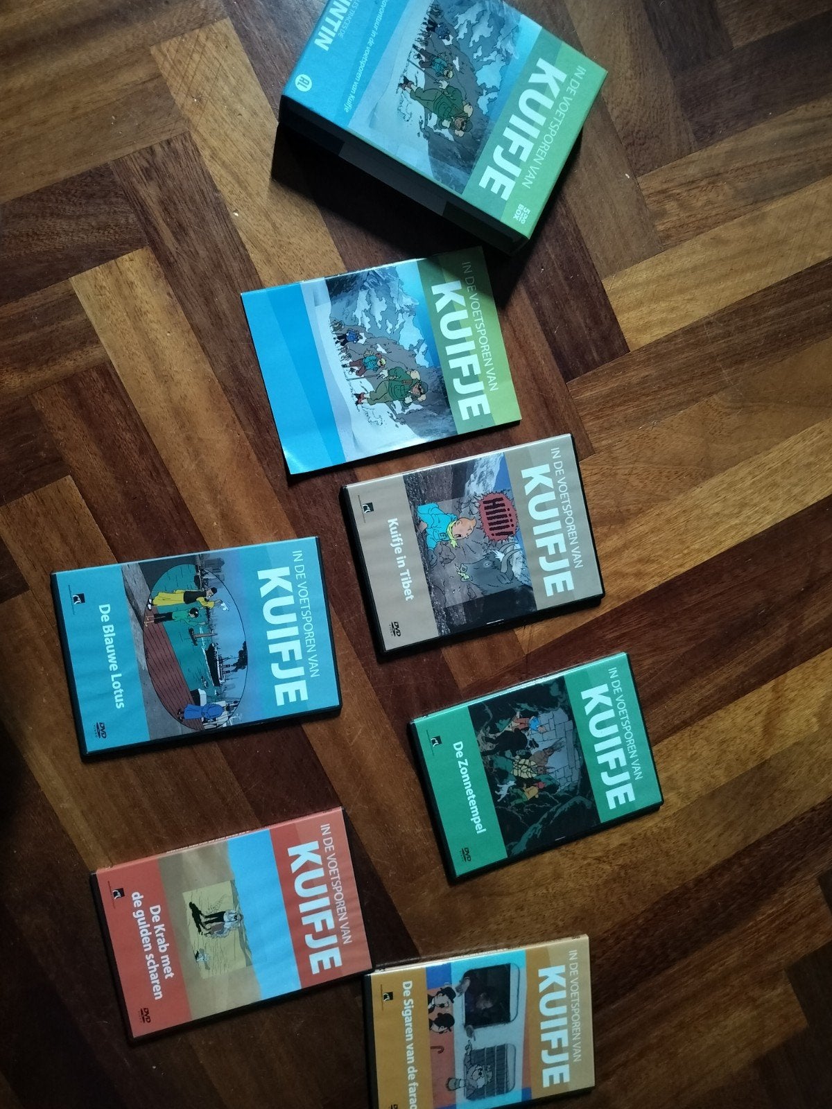Kuifje Documentaire DVD Box - In de Voetsporen van Kuifje, Gebruikt, Alle leeftijden, Kunst of Cultuur, Inclusief doosje
