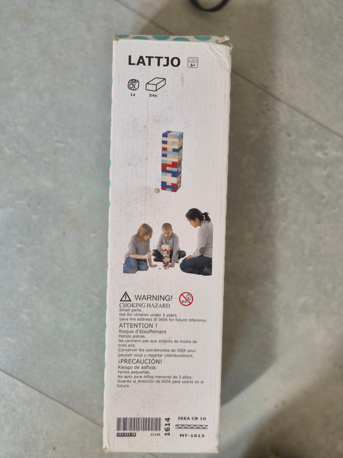 IKEA LATTJO Stapeltoren Spel - 54 blokken, Ophalen of Verzenden