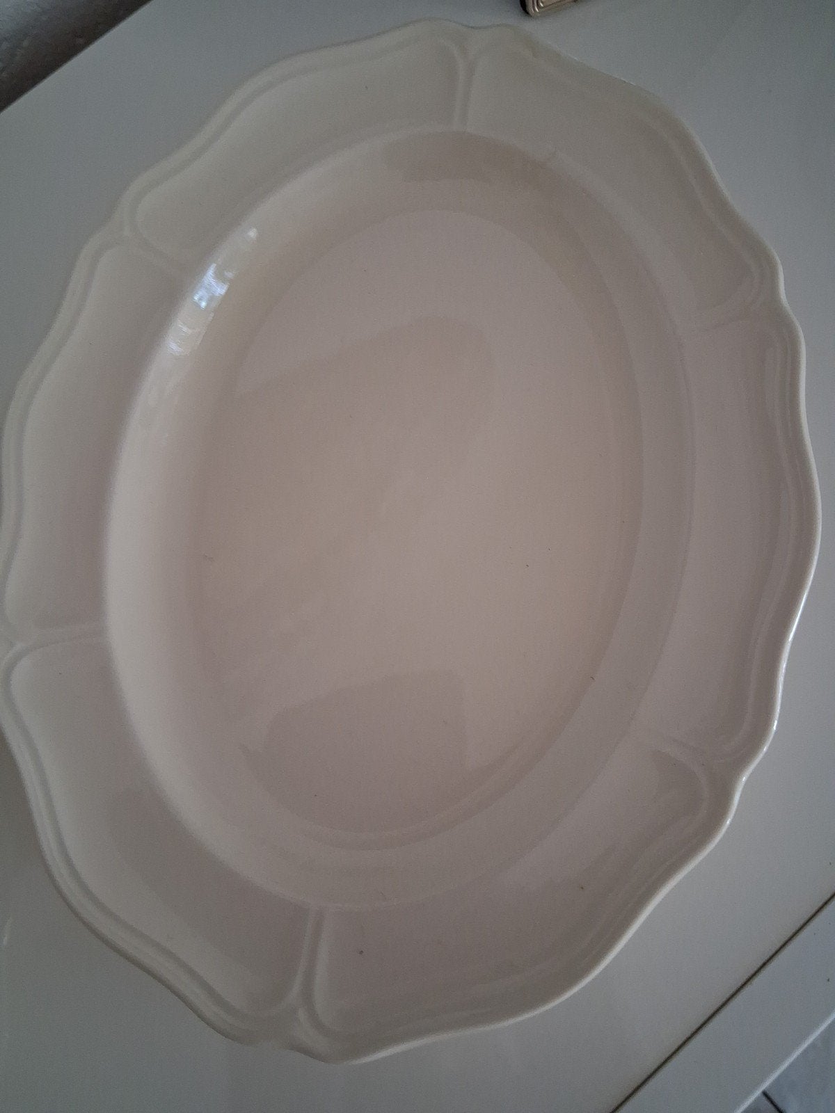 Wedgwood Queens Plain Serveer Schaaltjes 28,5 cm, Ophalen, Zo goed als nieuw, Porselein, Schaal of Schalen