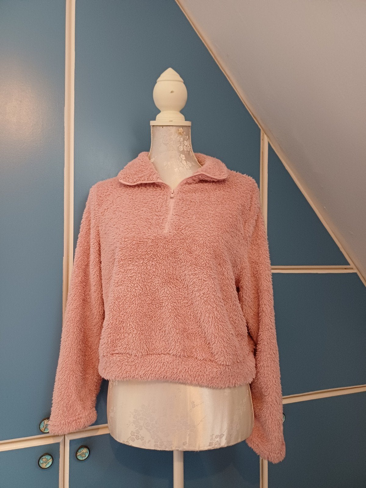Fluffy truitje van Shein, maat S, Ophalen of Verzenden, Roze, Maat 36 (S), Gedragen