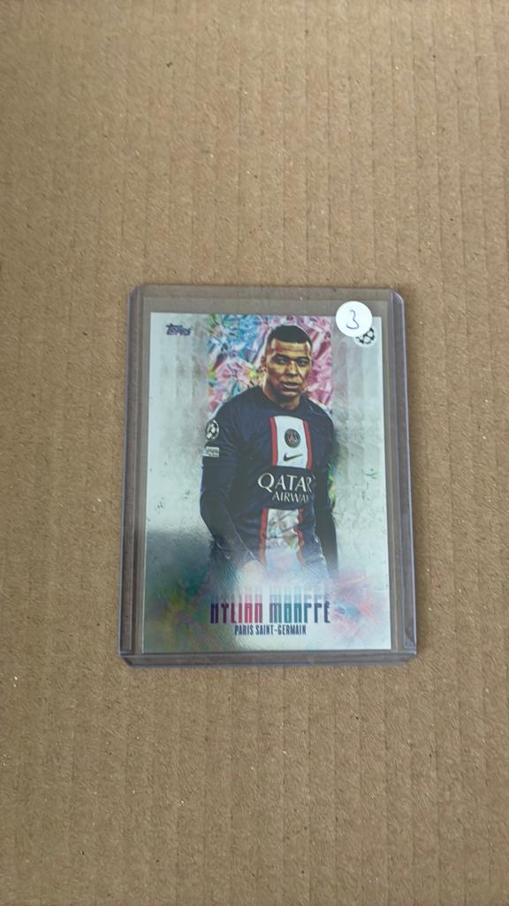 Topps psg card kylian mbappe, Ophalen of Verzenden, Zo goed als nieuw, Plaatje